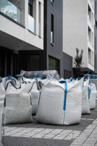Obraz na płótnie big bag - transport bags w salonie