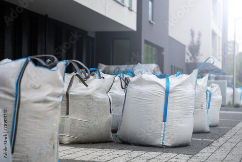 Obraz na płótnie big bag transport bag warehouse w salonie