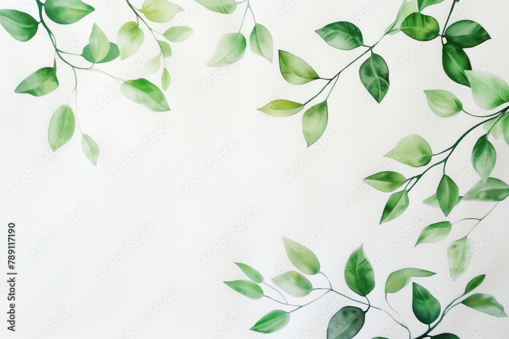 Obraz premium a painting of flowers and lemons on the branch, in the style of minimalist illustrator