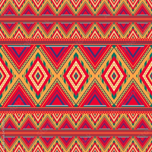 abstract ikat art seamless pattern folk embroidery aztec geometric art,geometric ethnic, African Ikat paisley embroidery. Navajo, seamless pattern traditional, tribal motifs abstract vector.