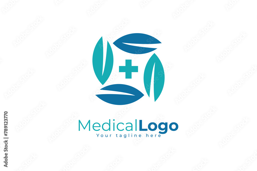 Leaf Medical Health Logo Vector Design Template. Symbol Medical Leaf Health Design 1 Leaf Medical Health Logo Vector Design Template. Symbol Medical Leaf Health Design 1