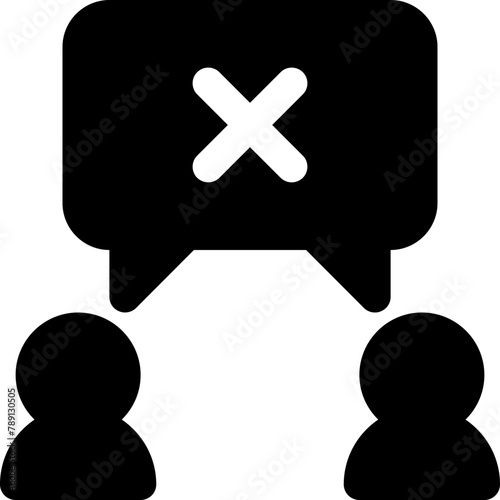 disagreement icon