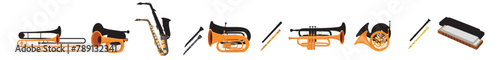 wind musical instrument set
