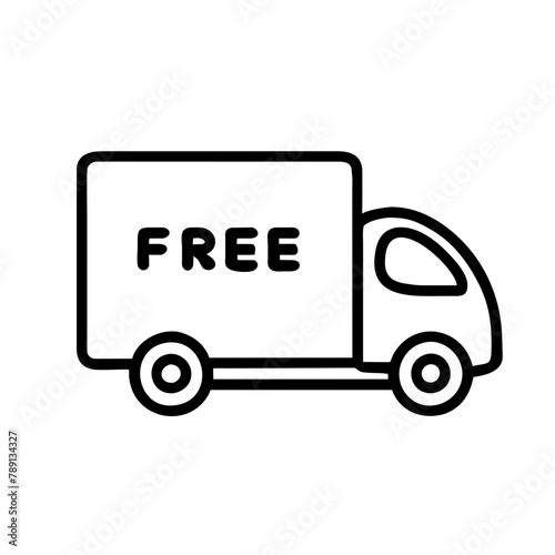 delivery truck with free text