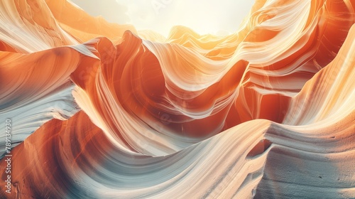 Aerial view of Antelope Canyon, sunlit curves and sharp textures