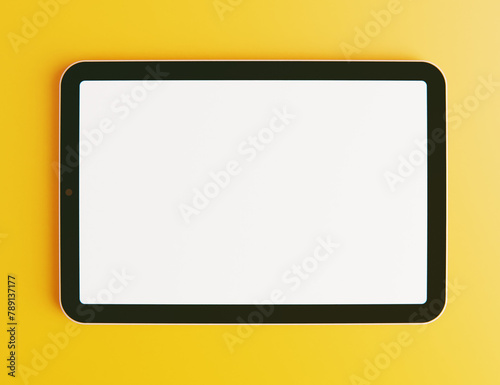 Tablet computer mockup for showing apps design