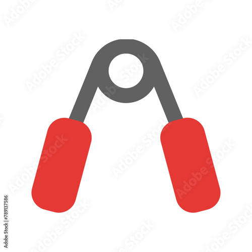 handgrip flat icon