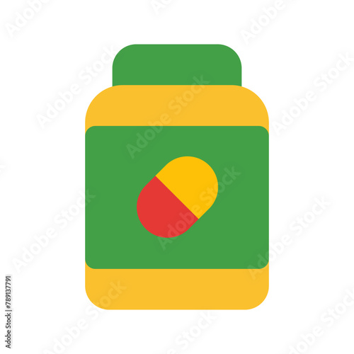 supplement flat icon