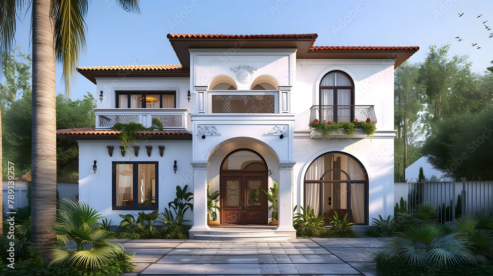 mediterranean exterior house design, mediterranean style, house ...