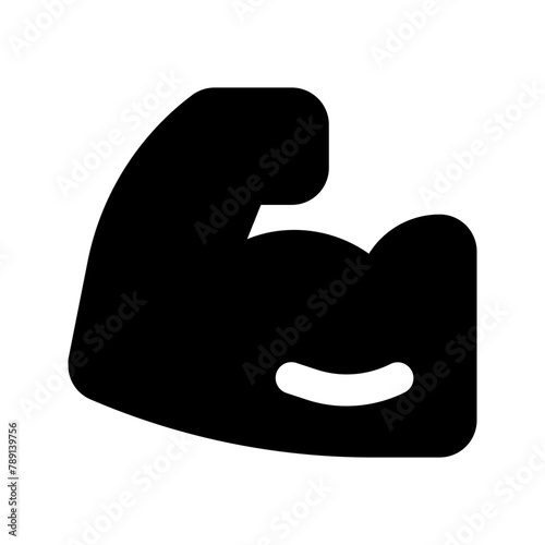 muscle glyph icon