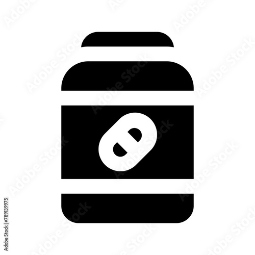 supplement glyph icon