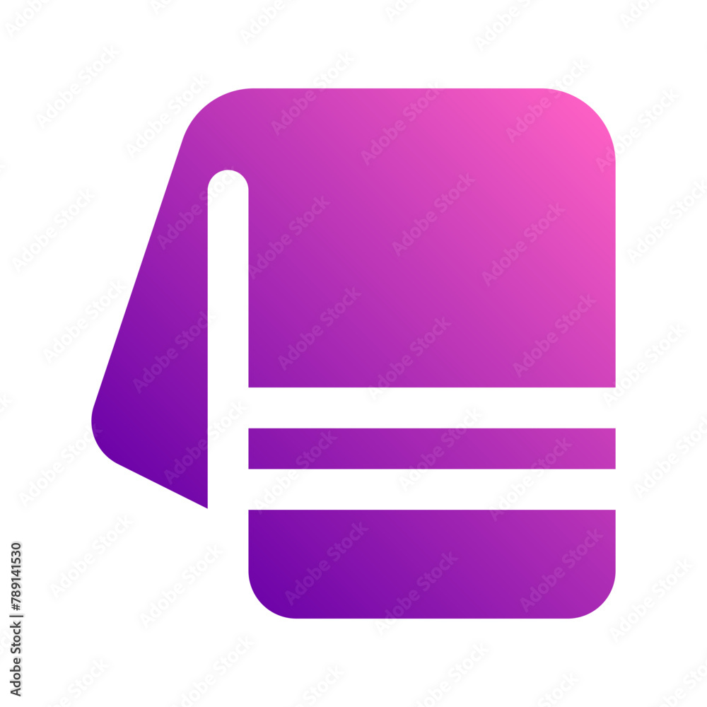 towel gradient icon