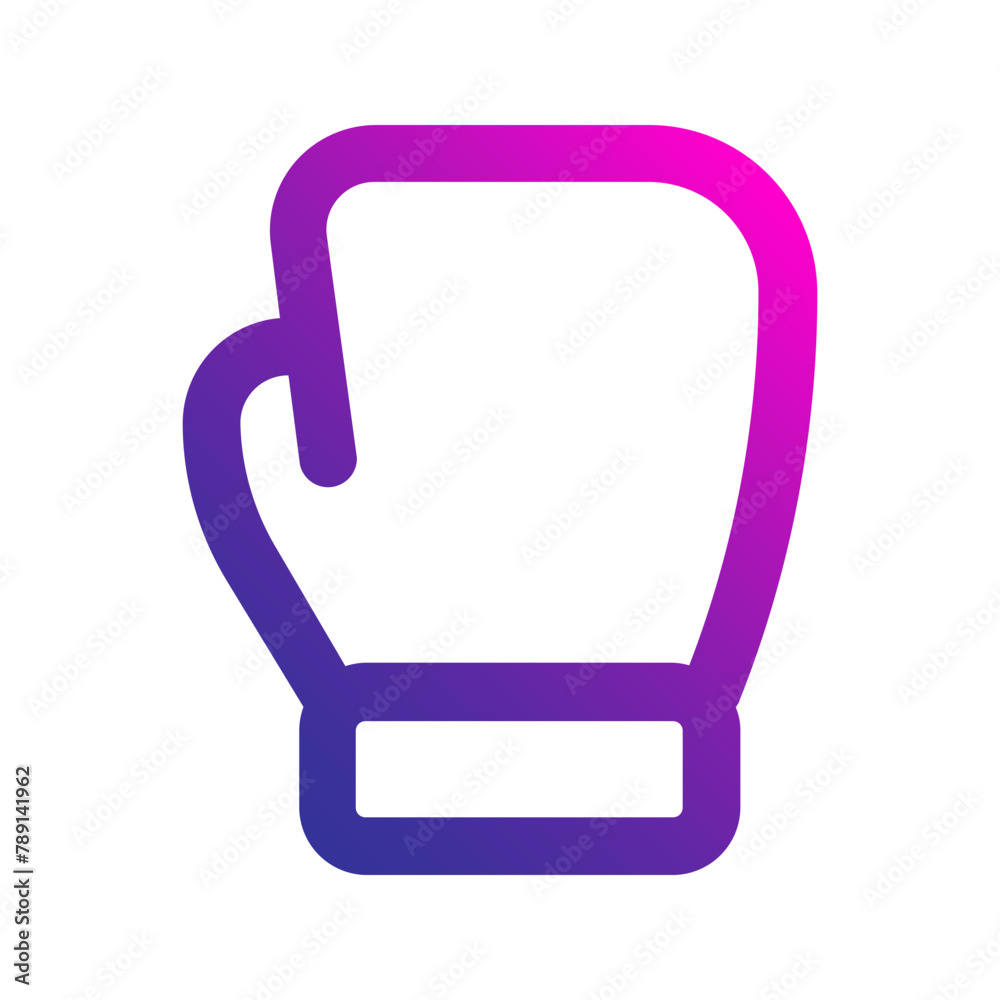 boxing gloves gradient icon boxing gloves gradient icon