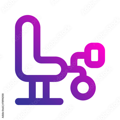 legcurl machine gradient icon