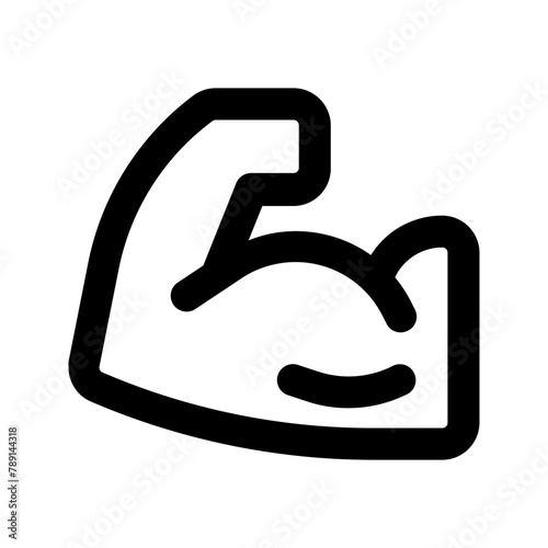 muscle line icon