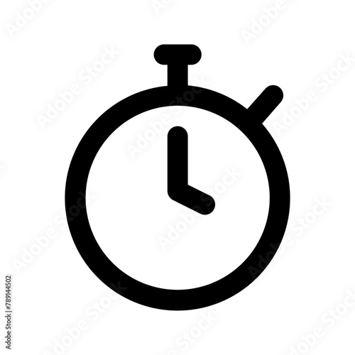 stopwatch line icon