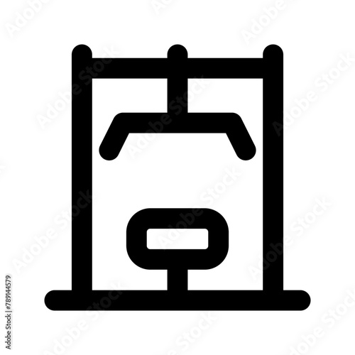weightlifting line icon