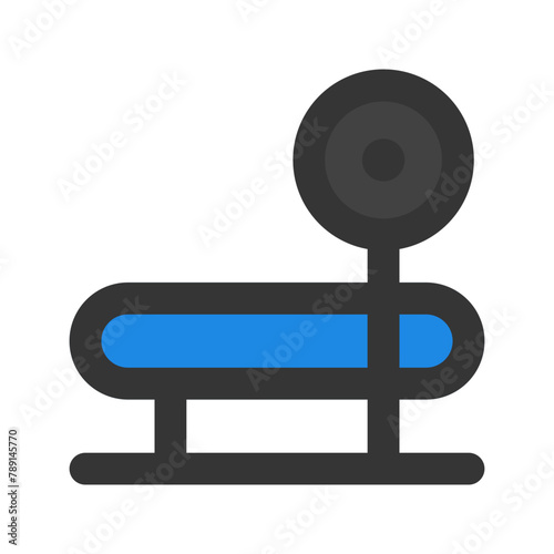bench press line color icon