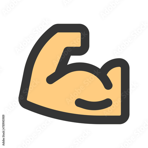 muscle line color icon