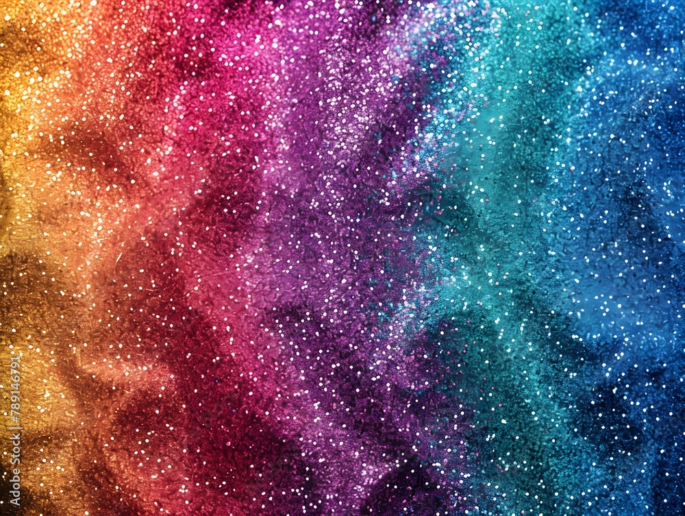Fototapeta premium Grainy gradients with vibrant bright colors