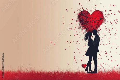 Romantic Artwork for Couples: Express Love with Illustrations of Engagements, Weddings, and Intimate Moments