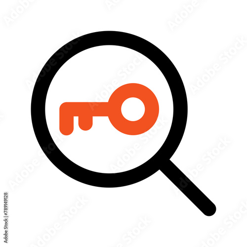 keyword outline color icon