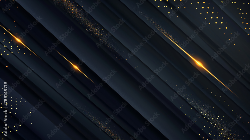 black background gold light glow effect. 