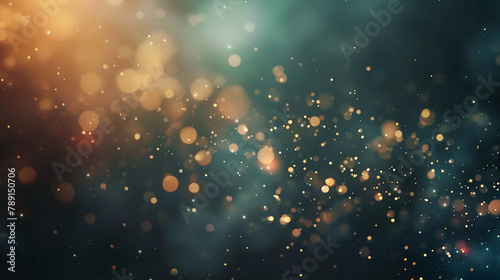 glitter vintage lights background. gold focused colorful light bokes. Beautiful abstract shiny light and glitter background