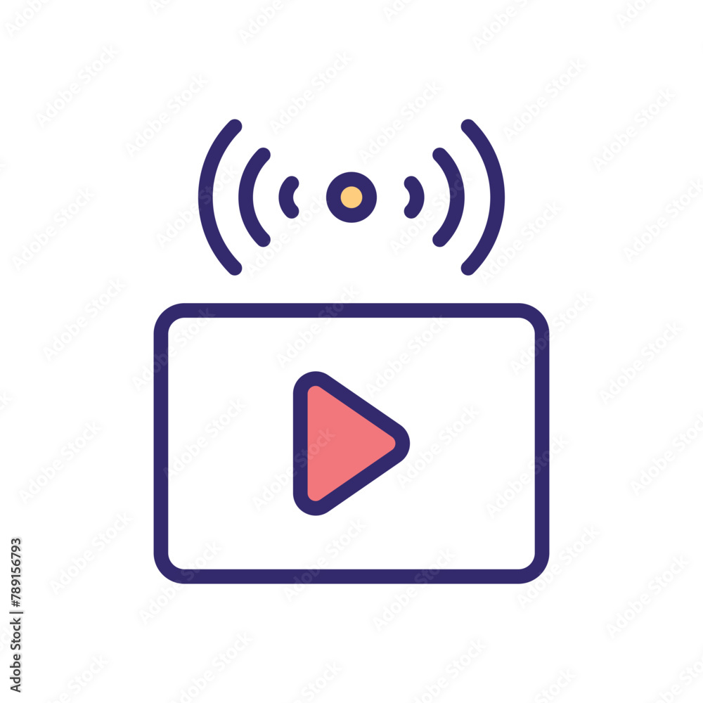 Video Streaming vector icon