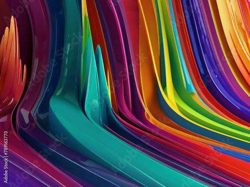 Abstract 3d colorful background, good for design resources and etc.