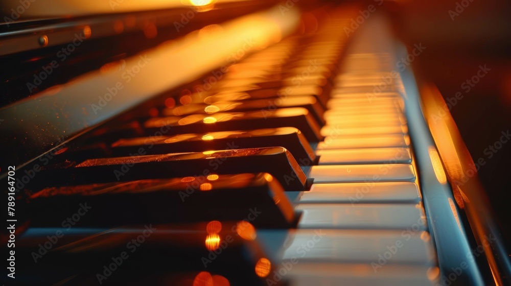 Classic Grand Piano Keyboard