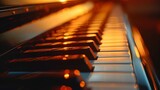 Classic Grand Piano Keyboard