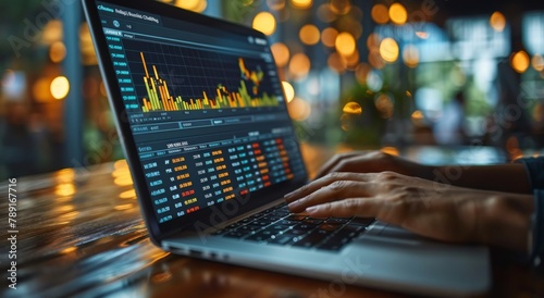 Person Sitting at a Table With a Laptop