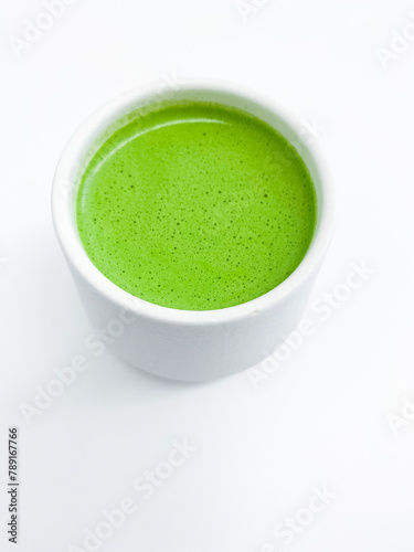 Matcha snack and drink