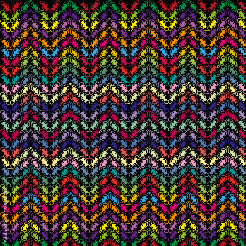 Fondo abstracto geométrico de colores variados.