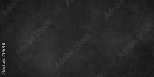  Dark black wall grunge textured concrete backdrop background. Panorama dark grey black slate gradient background or texture. Vector black concrete texture. Stone wall background.