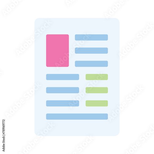 Get hold on this editable flat vector of content, editable vector ready to use