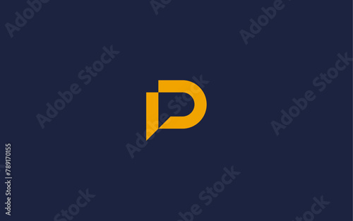 letter p with chat logo icon design vector design template inspiration
