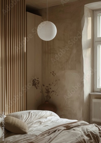 Bed Beside Window in Bedroom