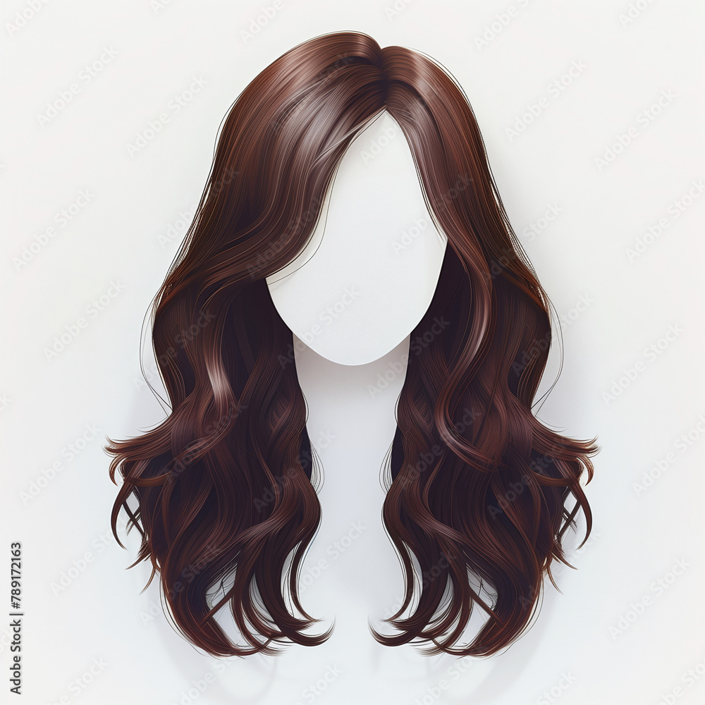 Chestnut Waves, Full Bodied Hair
