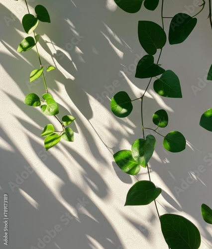 Shadow of Plant on Wall