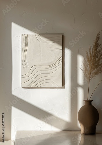 White Vase on Table