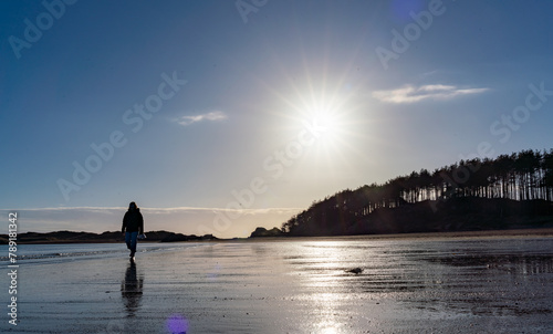 Sunset on llandwyn Island Anglesey