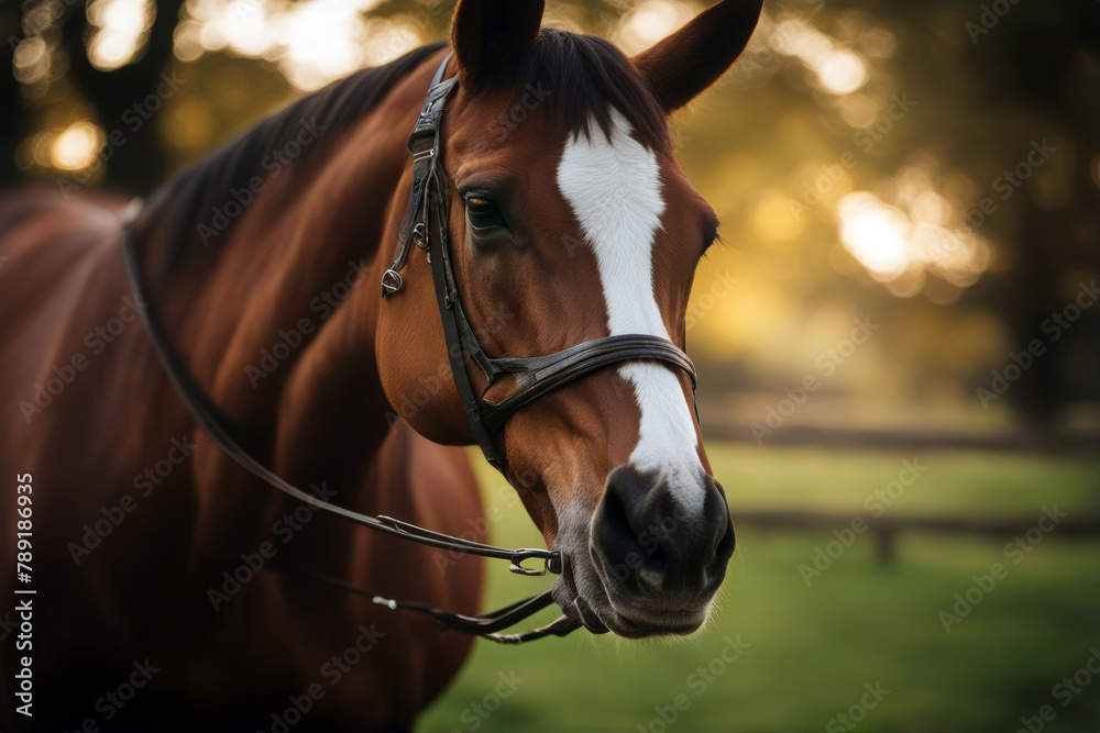Obraz premium Horse love human relationships mane devotion passion nature smell friendship pony neck herd february 14