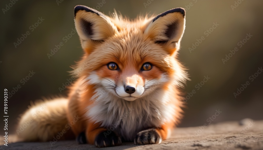 Fototapeta premium red fox vulpes