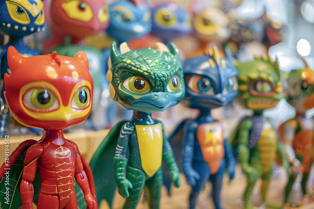 Vibrant Array of Superhero Character Toys and Play Sets from a Popular Children's TV Show
