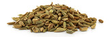 Cumin Seeds Stack Kitchen Spice Delight on white background.