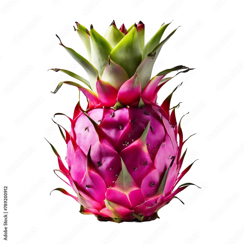 Fresh dragon fruit. Whole dragon fruit isolated. Healthy diet. Vegetarian food. Fresh dragon fruit. Whole dragon fruit isolated. Healthy diet. Vegetarian food.