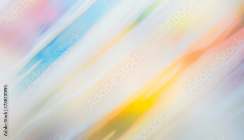 Blurred blue, yellow, pink, green, white blurred digital painting abstract background