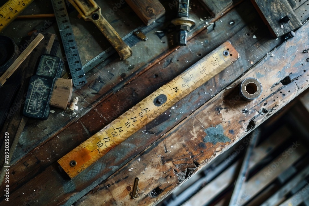 Many tools that are on a table together. Many tools that are on a table together.